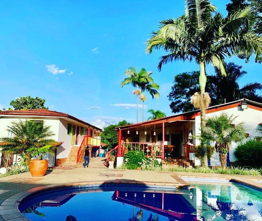 Finca Hotel El Laurel - Parque Del Cafe Montenegro Bagian luar foto